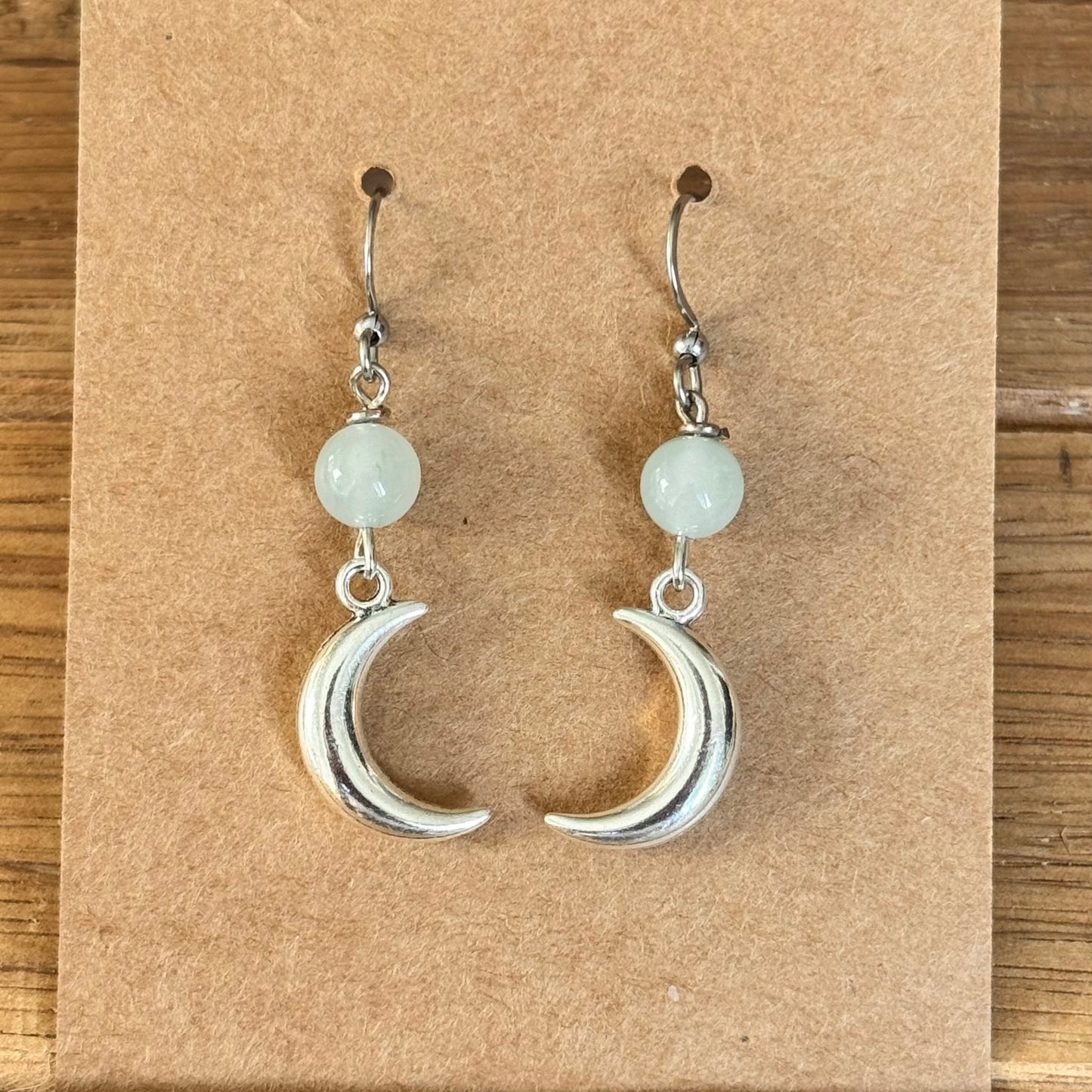 Jade Moon Earrings