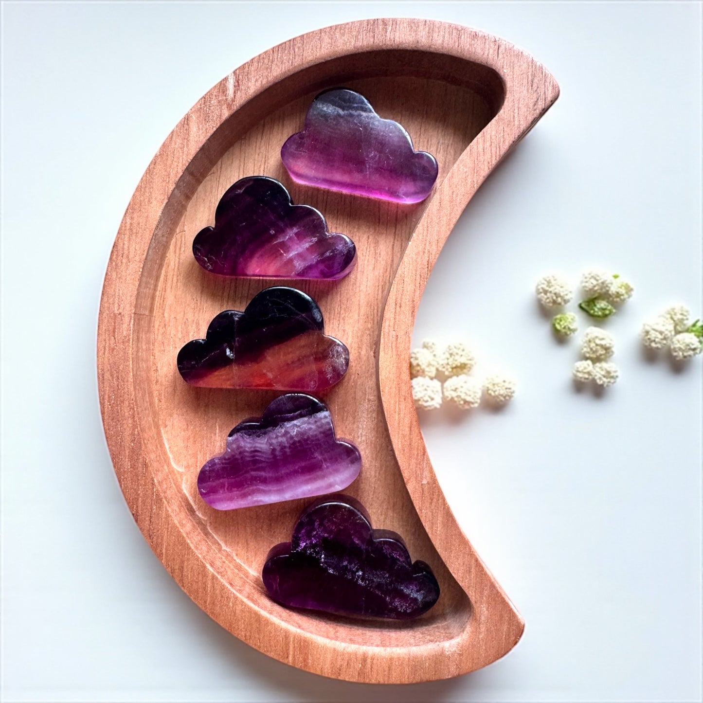 Purple Vibes Fluorite Cloud Carving | Intuitively Chosen