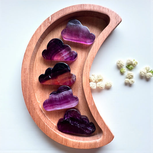 Purple Vibes Fluorite Cloud Carving | Intuitively Chosen
