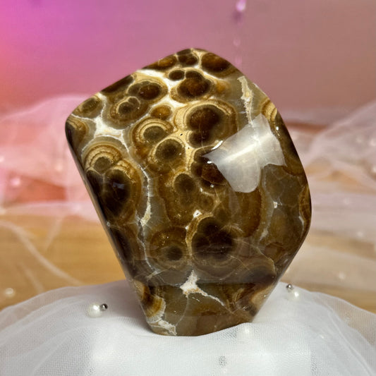 Leopard Chocolate Calcite Freeform