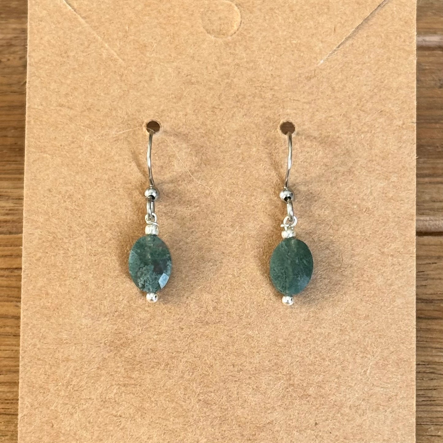 Moss Agate Earrings