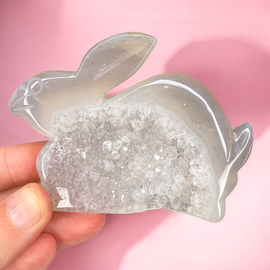 Druzy Agate Bunny