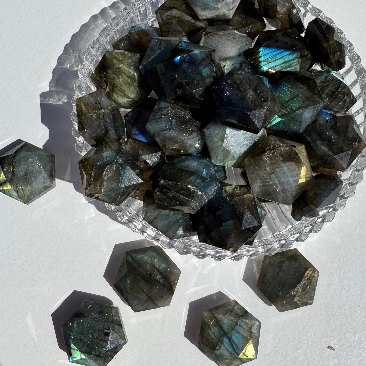 Labradorite Mini Faceted Gusher | Intuitively Chosen