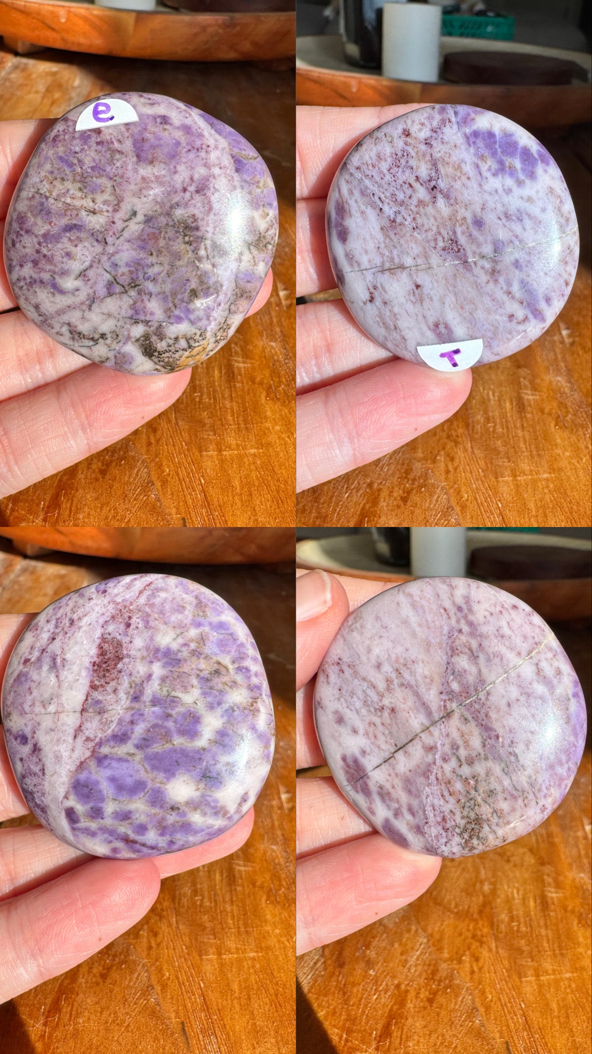 Lavender Jade Flat Stones | Choose Your Own
