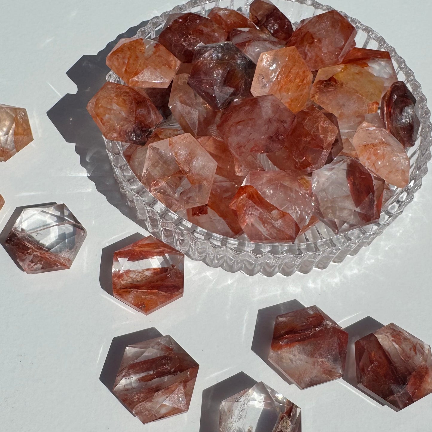 Fire Quartz Mini Faceted Gusher | Intuitively Chosen