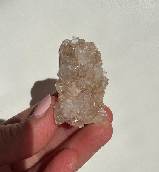 Peach Diamond Apophyllite Cluster/Specimen (B)