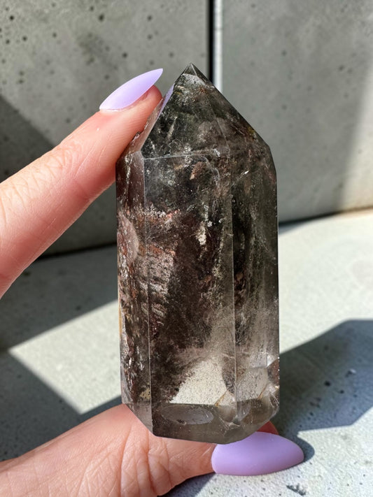 Garden Quartz (lodolite) Point