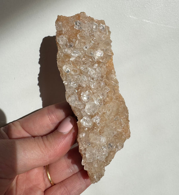 Peach Diamond Apophyllite Cluster/Specimen