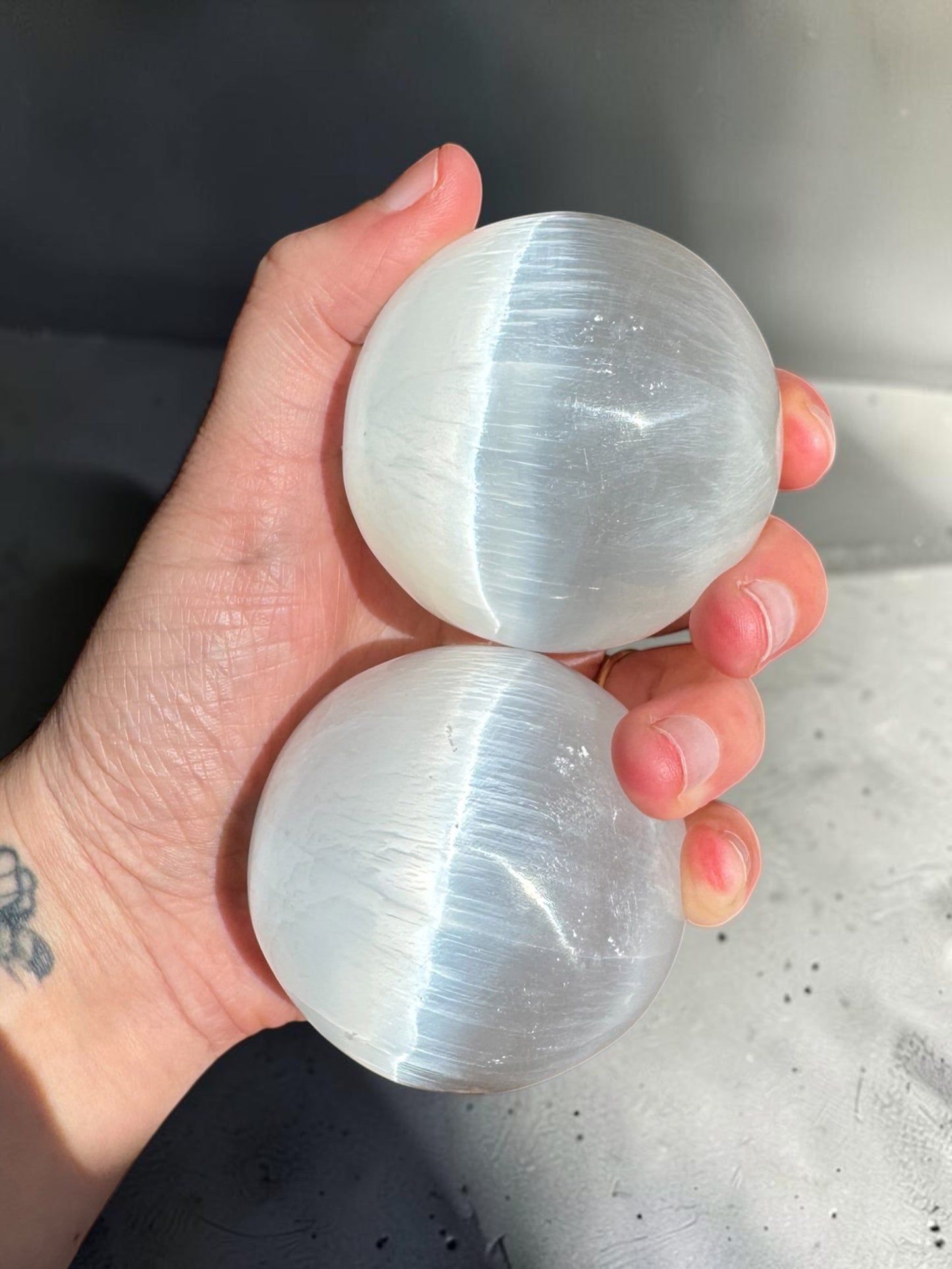 Selenite Spheres | Intuitively Chosen