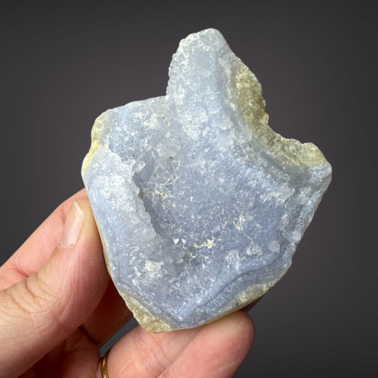 Blue Lace Agate Raw Druzy Cluster