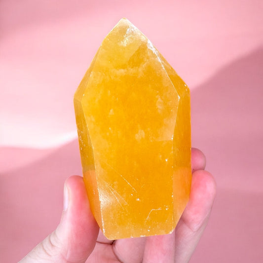 Orange Calcite Tower | Imperfect