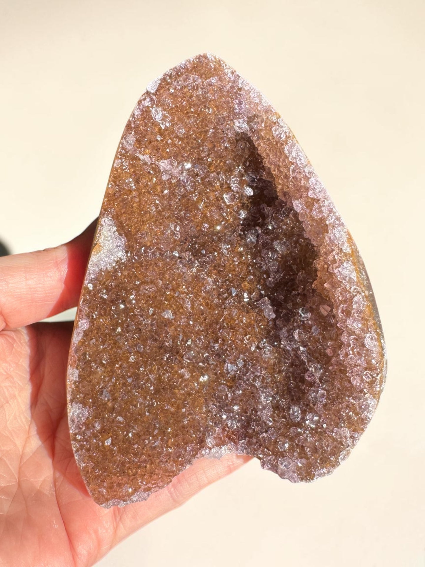 Uruguay Rainbow Amethyst Cutbase