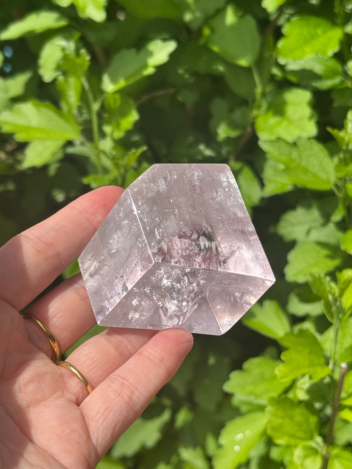 Rare Lilac Optical Calcite Freeform