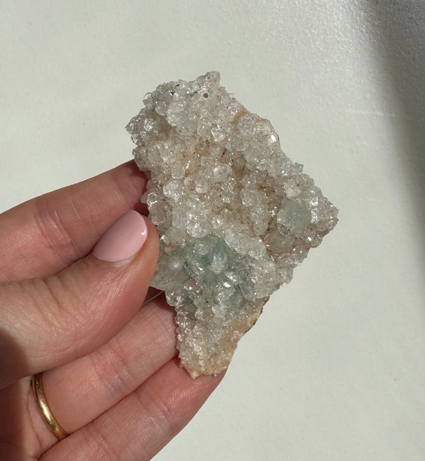 Peach Diamond Apophyllite Cluster/Specimen