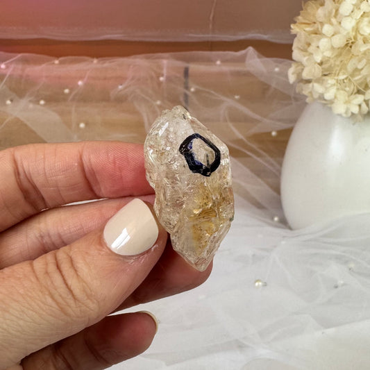 Mini Quartz Enhydro Specimen (21)