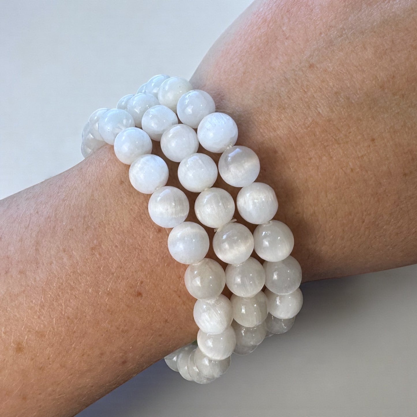 Selenite Bracelets 8mm