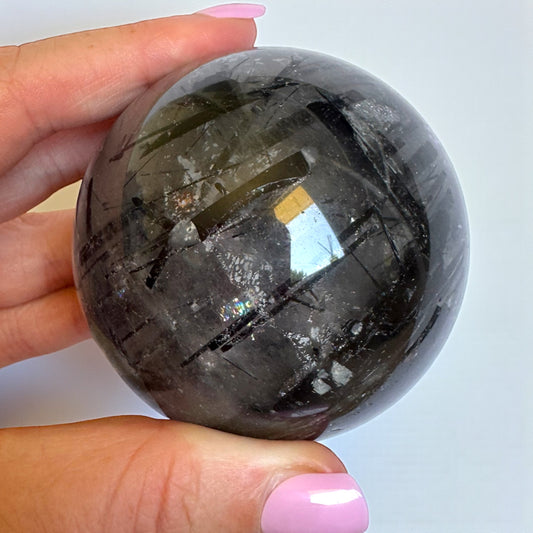Tourmaline in Quartz Sphere 6.5cm
