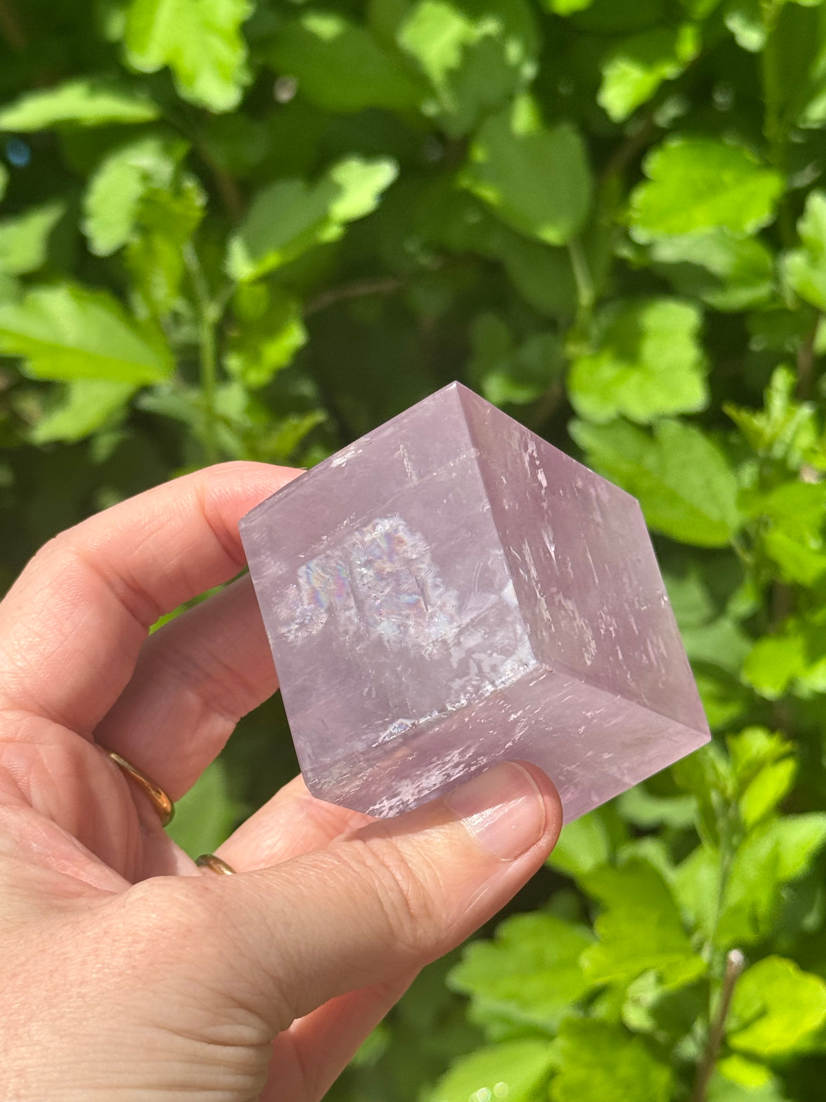 Rare Lilac Optical Calcite Freeform