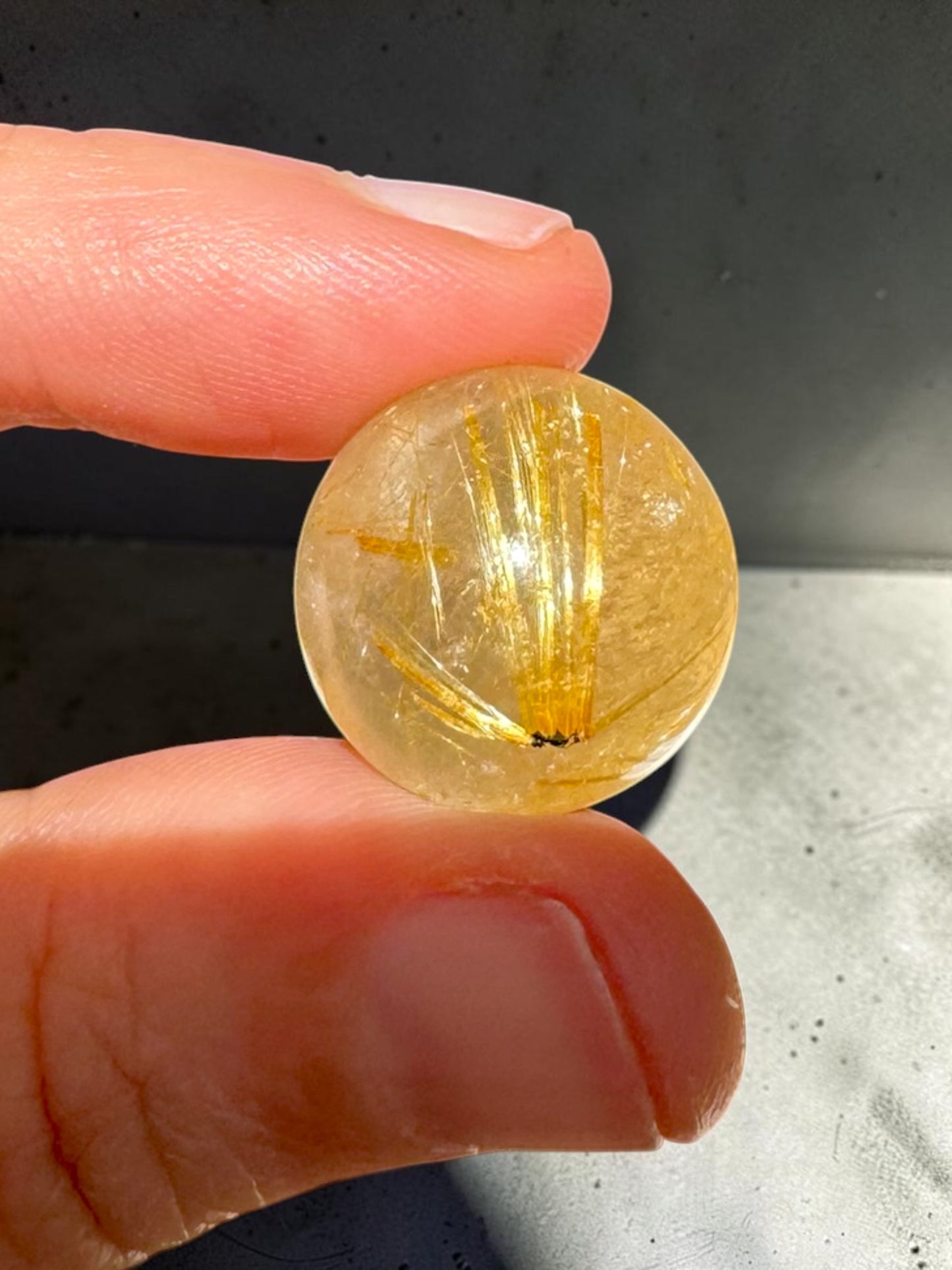Golden Rutile Mini Sphere