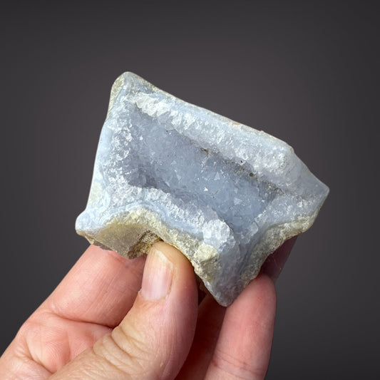 Blue Lace Agate Raw Druzy Cluster