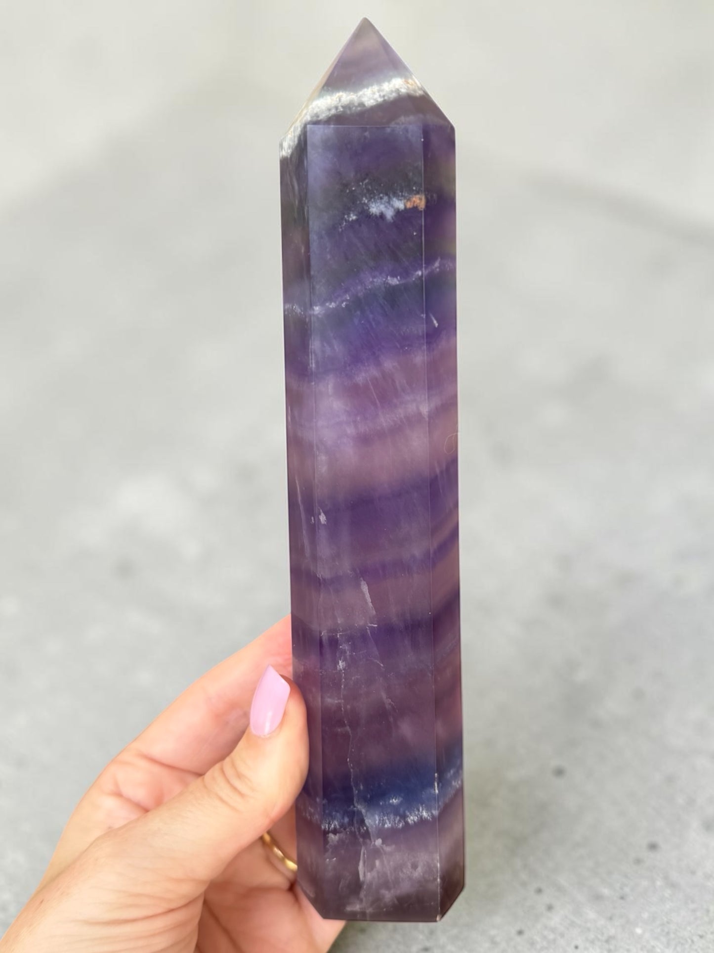 Purple Fluorite Tower
