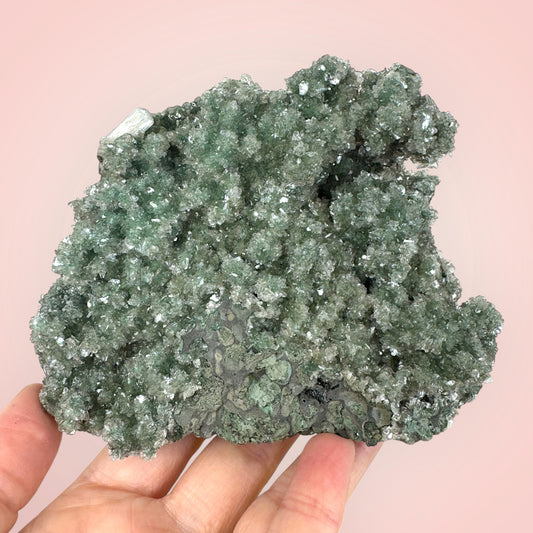 Green Chalcedony Cluster/Specimen