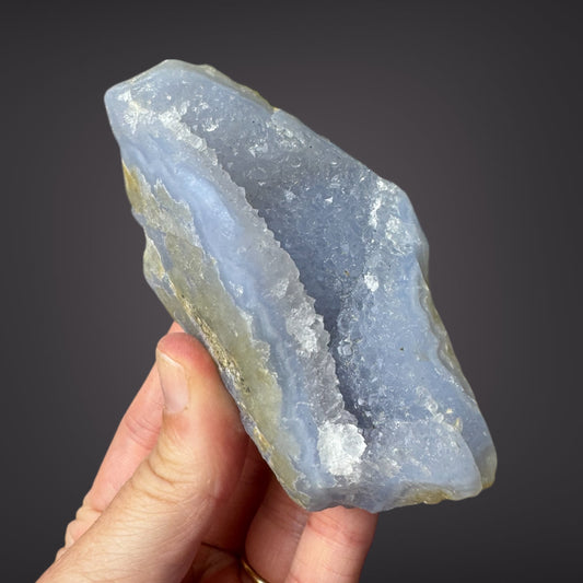 Blue Lace Agate Raw Druzy Cluster