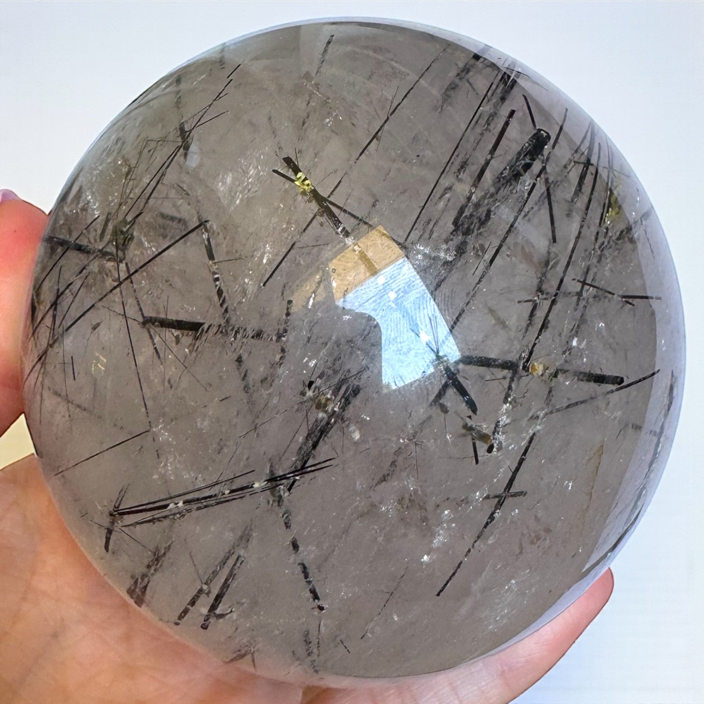 Tourmaline in Quartz Sphere 8cm