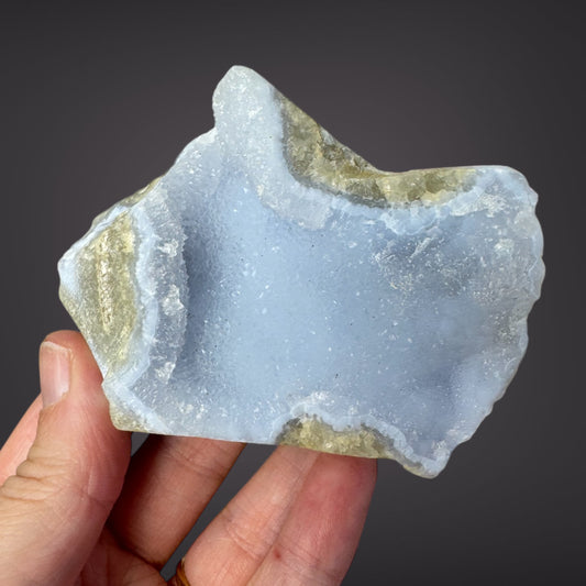 Blue Lace Agate Raw Druzy Cluster