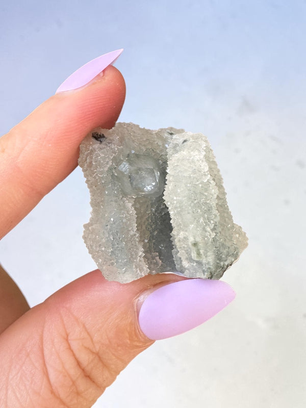 Denim Blue Chalcedony Cluster Specimen
