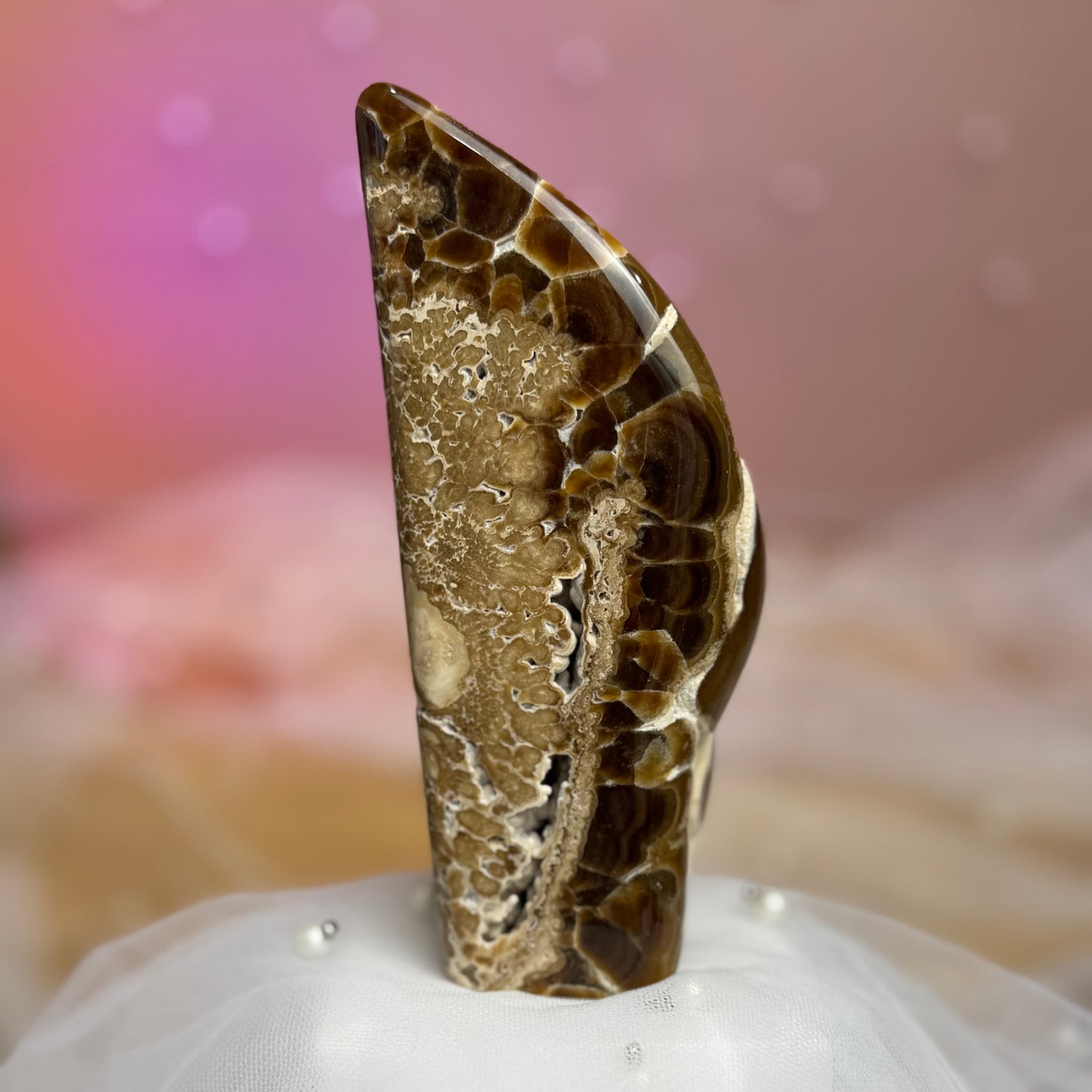 Leopard Chocolate Calcite Freeform