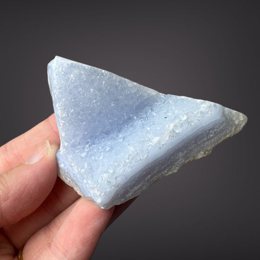 Blue Lace Agate Raw Druzy Cluster