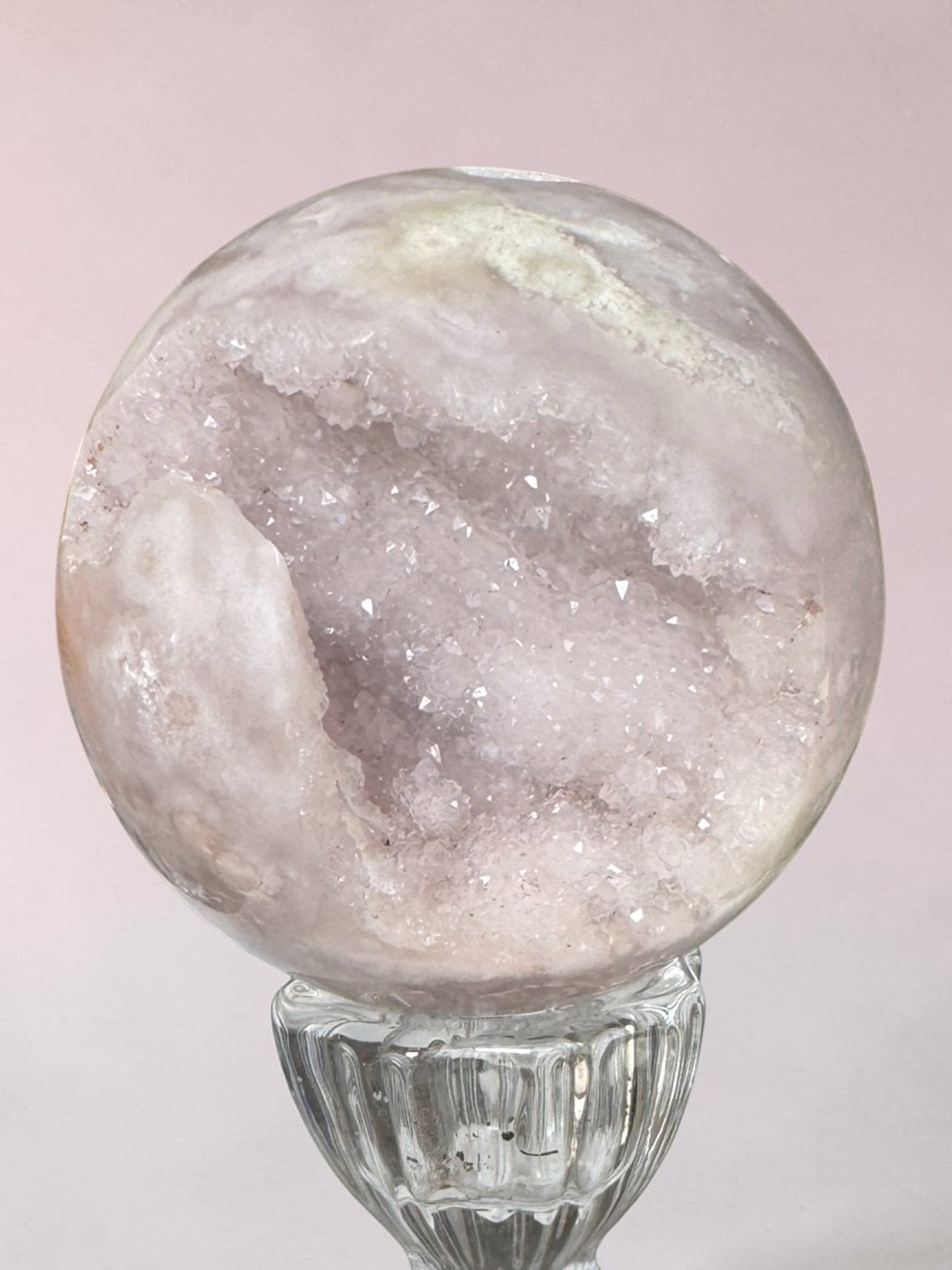 Lilac Pink Amethyst Sphere 6cm