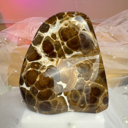 Leopard Chocolate Calcite Freeform
