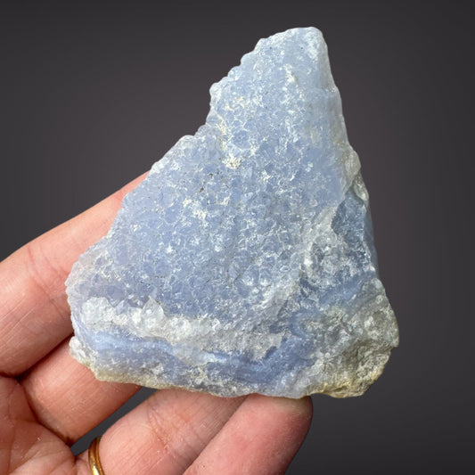 Blue Lace Agate Raw Druzy Cluster