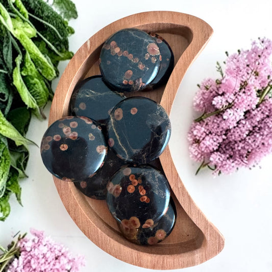 Peanut Obsidian Flatstones | Choose Your Own