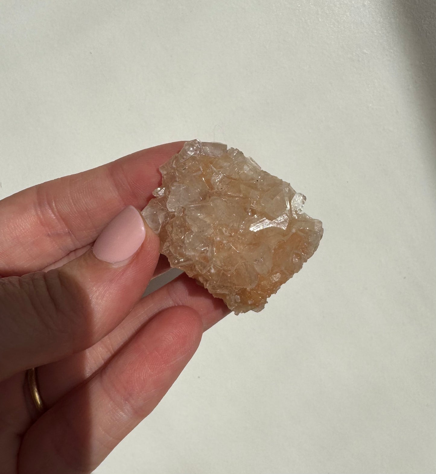 Peach Diamond Apophyllite Cluster/Specimen (B)