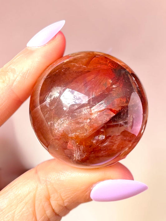 Fire Quartz Sphere