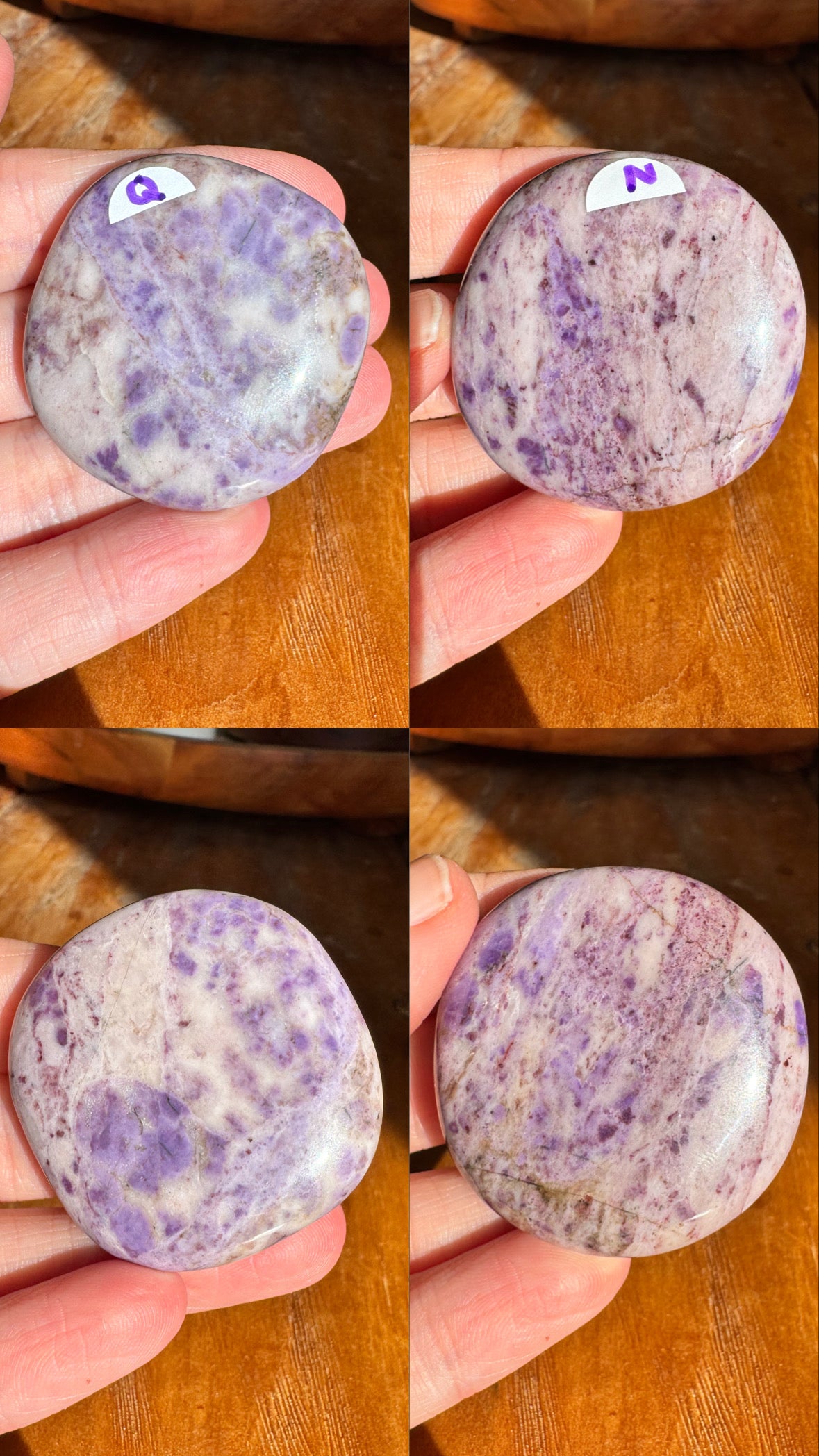 Lavender Jade Flat Stones | Choose Your Own