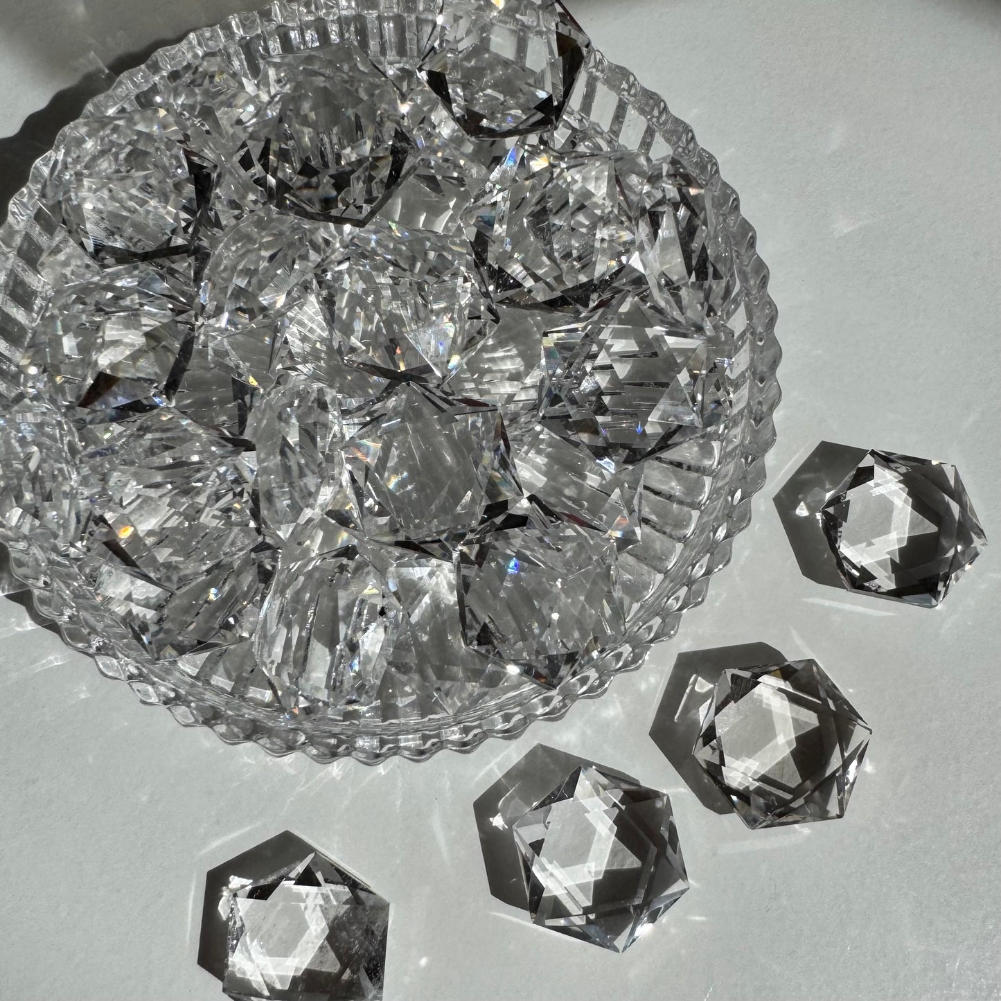 Clear Quartz Mini Faceted Gusher | Intuitively Chosen
