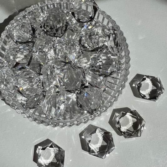 Clear Quartz Mini Faceted Gusher | Intuitively Chosen