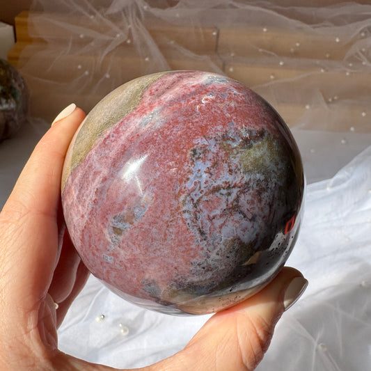 Sea Jasper Sphere