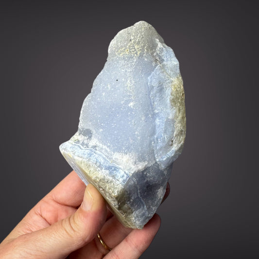 Blue Lace Agate Raw Druzy Cluster