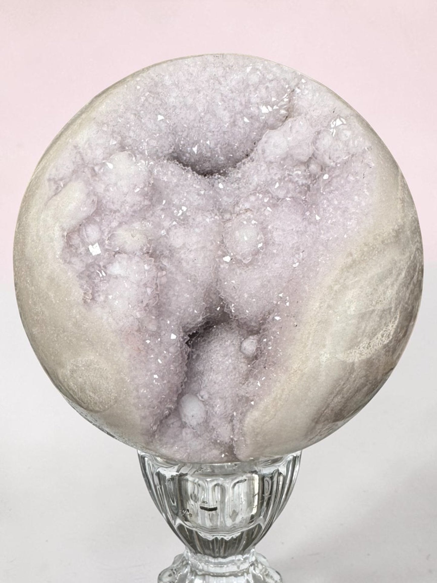Lilac Pink Amethyst Sphere 8.5cm