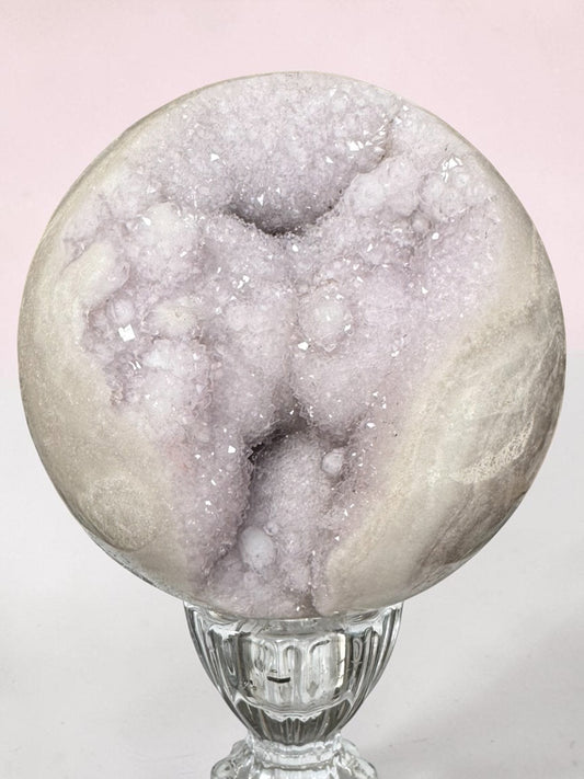 Lilac Pink Amethyst Sphere 8.5cm