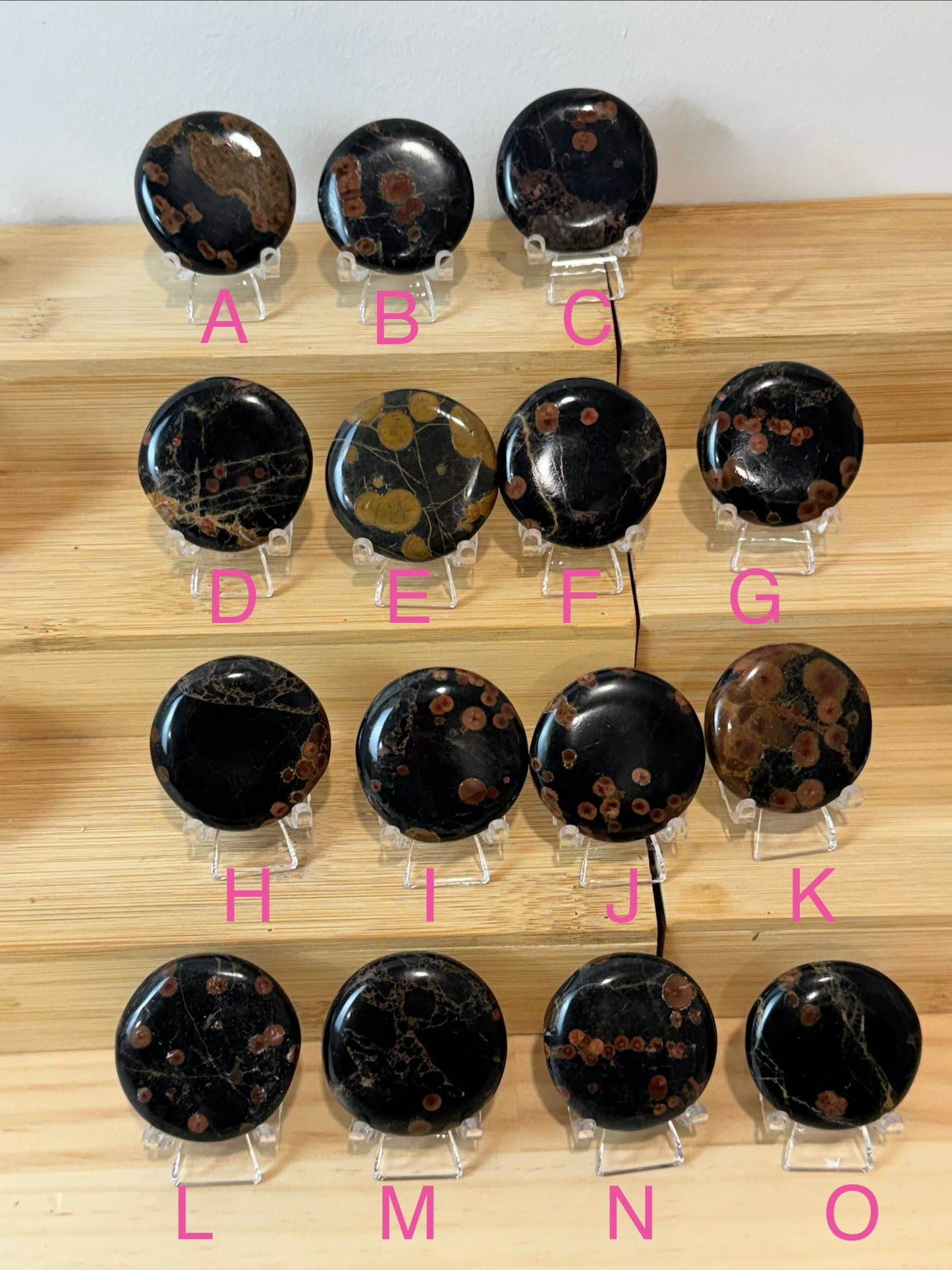 Peanut Obsidian Flatstones | Choose Your Own