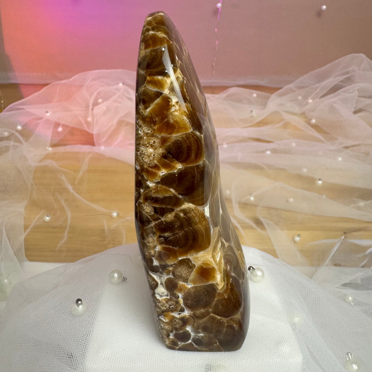 Leopard Chocolate Calcite Freeform