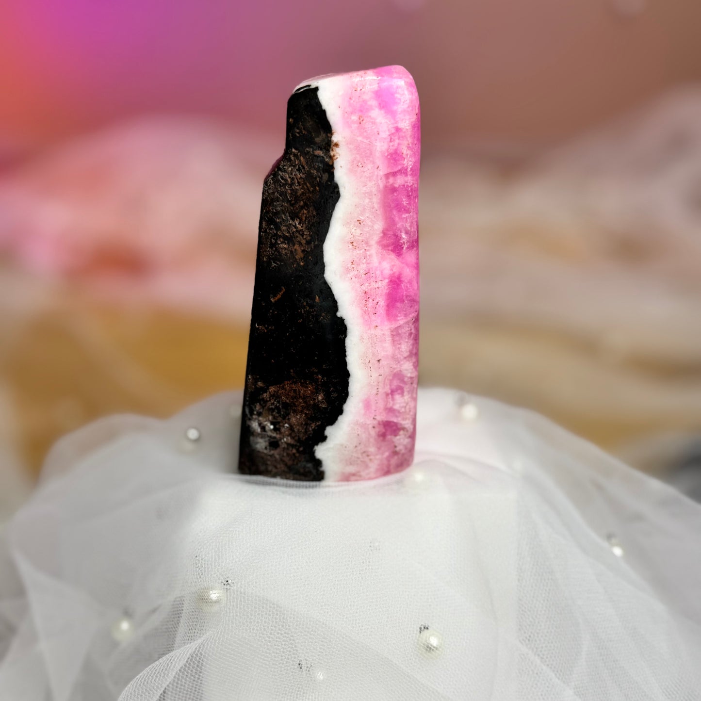 Pink Aragonite Freeform