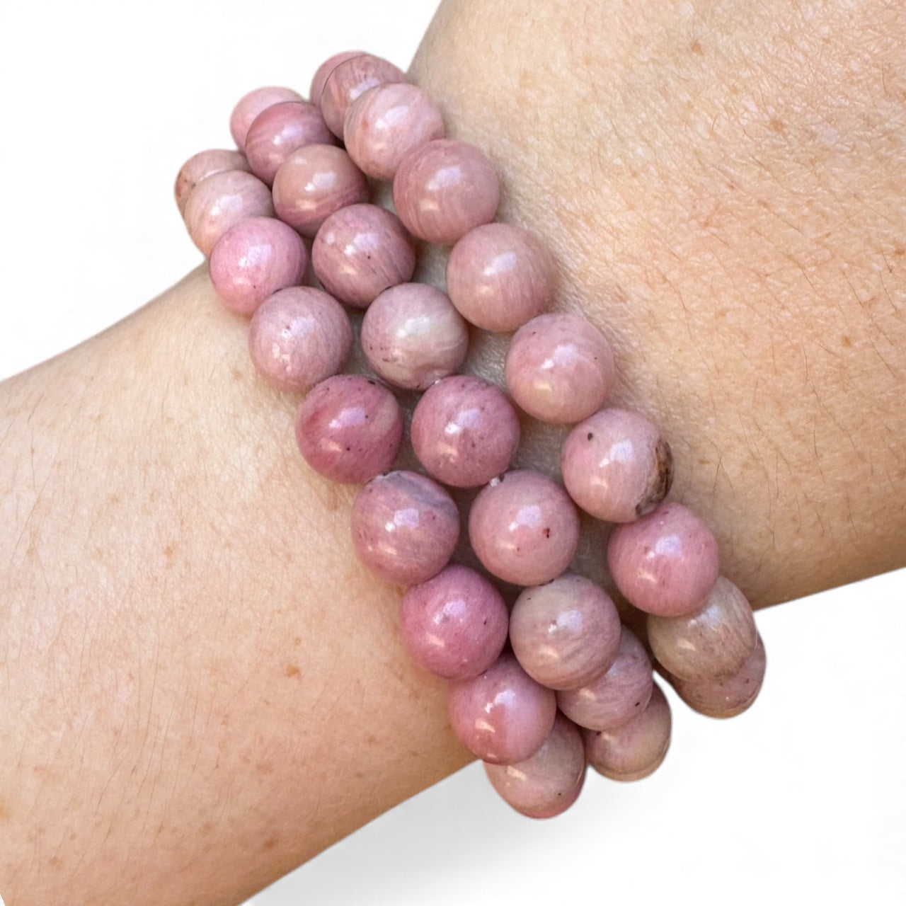 Rhodonite 8mm Bead Bracelets