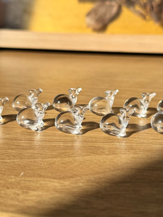 Clear Quartz Mini Whale Carving | Intuitively Chosen